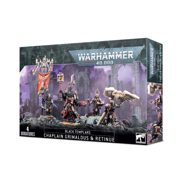 BLACK  TEMPLARS: GRIMALDUS & RETINUE