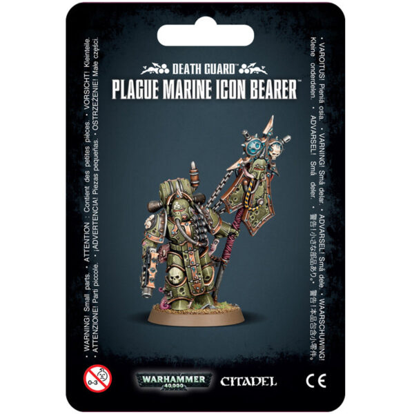 DEATH GUARD:  PLAGUE MARINE ICON BEARER
