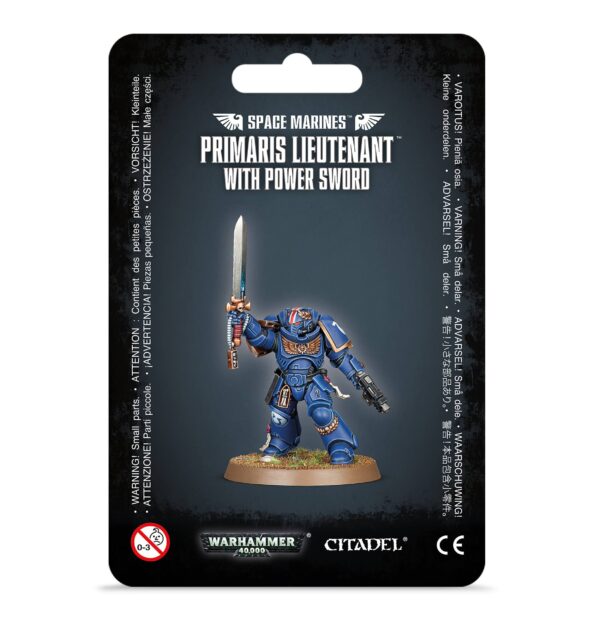 S/M PRIMARIS  LIEUTENANT WITH POWER SWORD