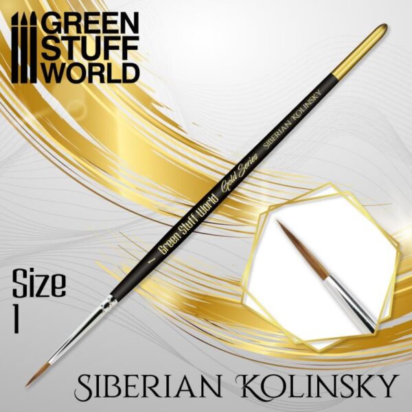 GOLD SERIES  Pincel Kolinsky Siberiano - 1