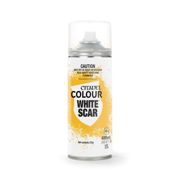 WHITE SCAR  SPRAY PAINT
