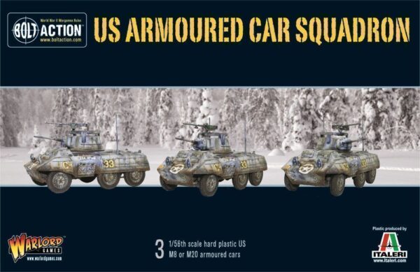 US Armoured  Car Squadron (3 M8/M20 Greyhound Scout Cars)