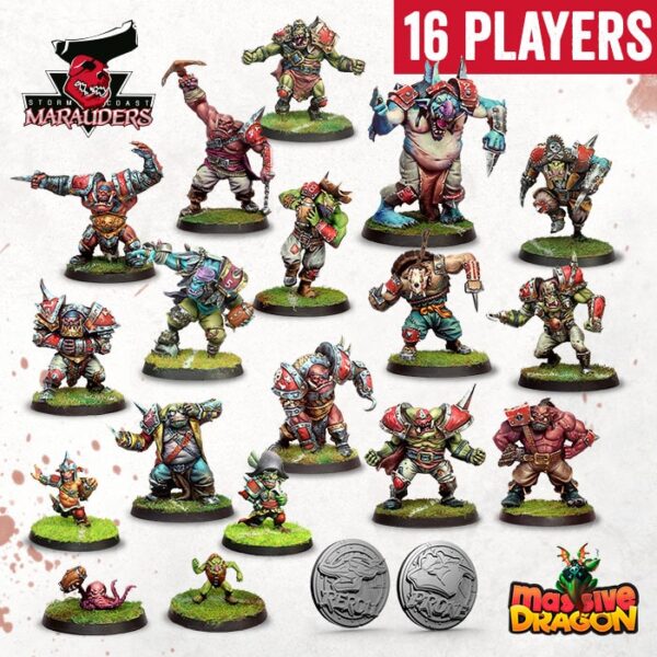 STORMCOAST  MARAUDERS EQUIPO COMPLETO (16 jugadores)