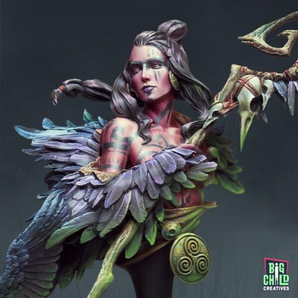 Busto Morgana  Le Fay