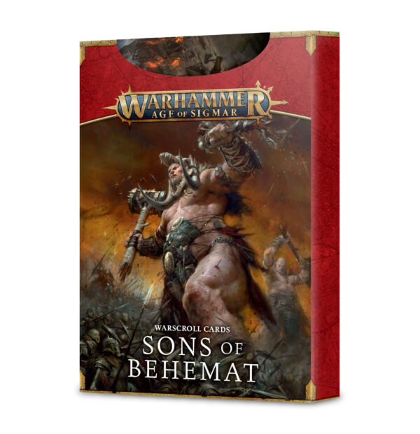 WARSCROLL  CARDS: SONS OF BEHEMAT (ENG)