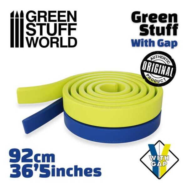 Masilla verde  en Rollo 92 cm CON HUECO