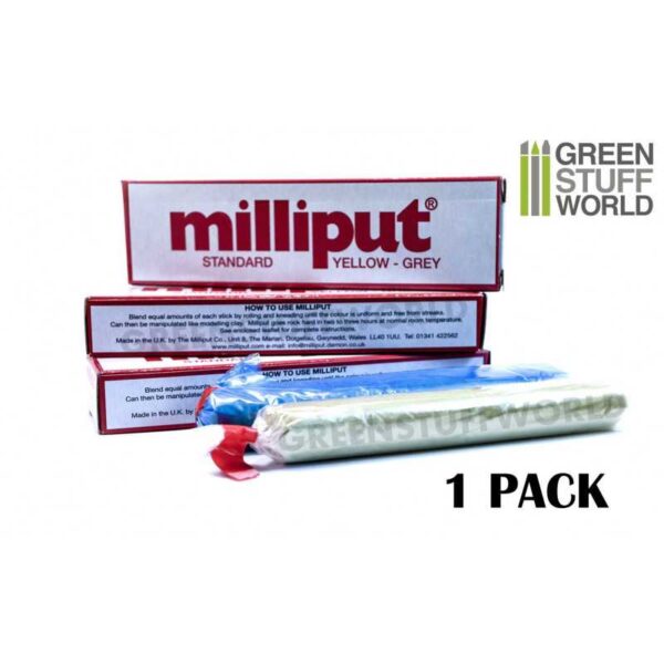 Milliput  Standard Yellow Grey