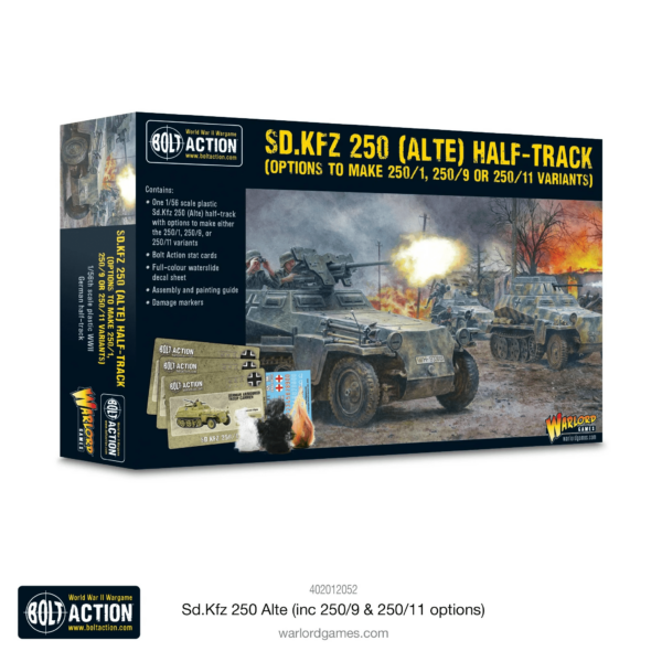 Sd.Kfz 250  (Alte) Half-Track (Options For 250/1, 250/9 & 250/11 Variants)
