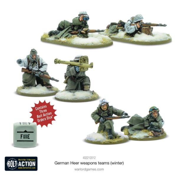 German Heer  (Winter) weapons teams