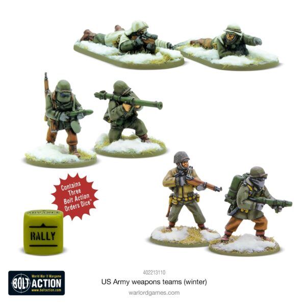 US Army  (Winter) weapons teams