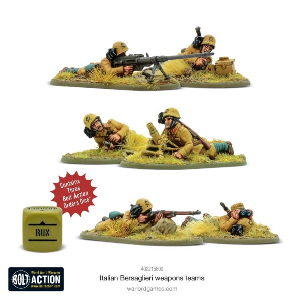 Italian  Bersaglieri Weapons Teams