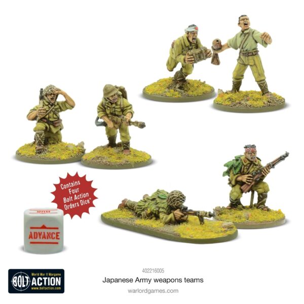 Japanese Army  Weapons Teams