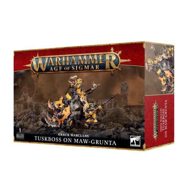 ORRUK  WARCLANS: TUSKBOSS ON MAW-GRUNTA