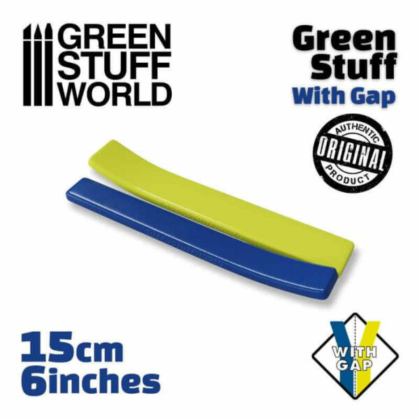 Masilla verde  en Rollo 15 cm CON HUECO
