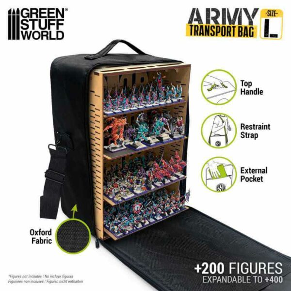 Maletin /  Mochila Transporte Miniaturas - L