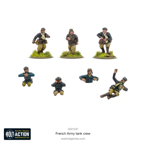 French Army  tank crew