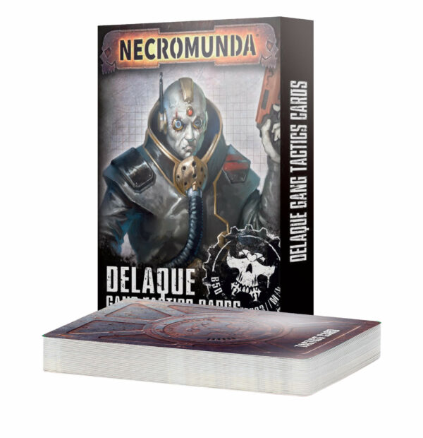 NECROMUNDA:  DELAQUE GANG TACTICS CARDS
