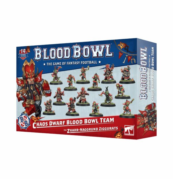 BLOOD BOWL:  CHAOS DWARF TEAM