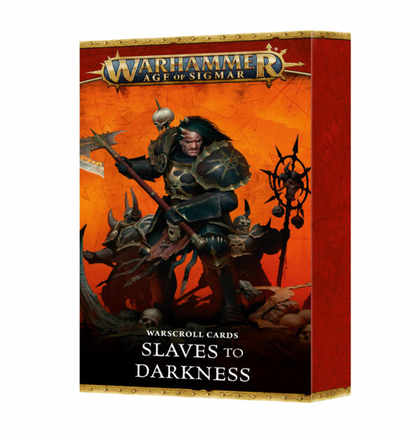 WARSCROLL  CARD: SLAVES TO DARKNESS (ENG)