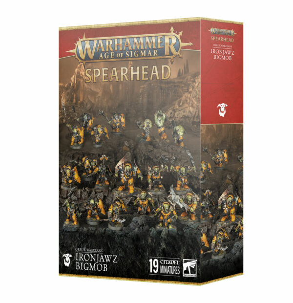 SPEARHEAD:ORRUK  WARCLANS IRONJAWZ BIGMOB