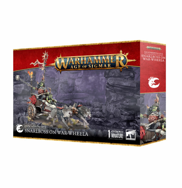 GLOOMSPITE  GITZ: SNARLBOSS ON WAR-WHEELA