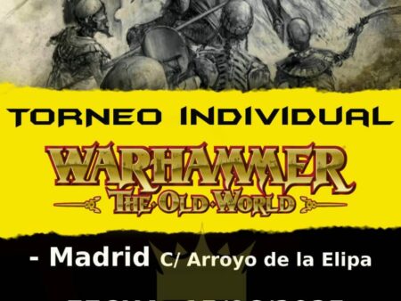 Torneo The Old World 15/6 Kingdom Madrid