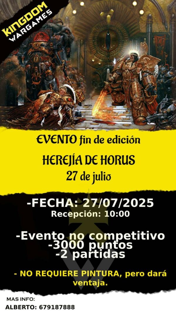 Herejia de Horus (fin de edicion)